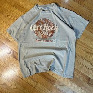 Art Rock Cafe Dine College vintage tee clothing